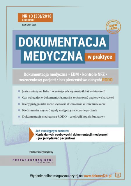 Dokumentacja medyczna w praktyce nr 33 4MD0033