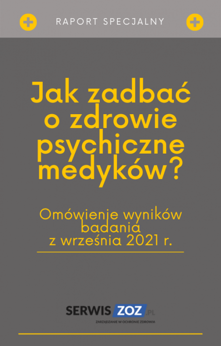 okladka Jak zadbać o zdrowie psychiczne medyków. Omówienie wyników badania.