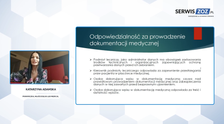 Katarzyna Adamska: Udostępnianie dokumentacji medycznej pacjenta – kiedy, komu i w jakiej formie?