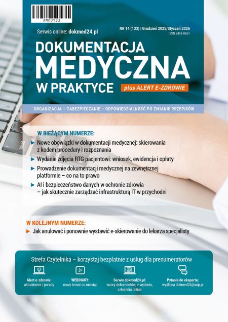 Okładka dokumentacja medyczna