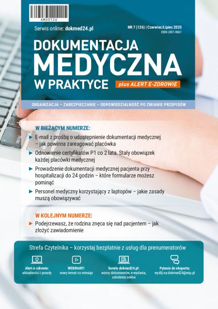 Okładka dokumentacja medyczna