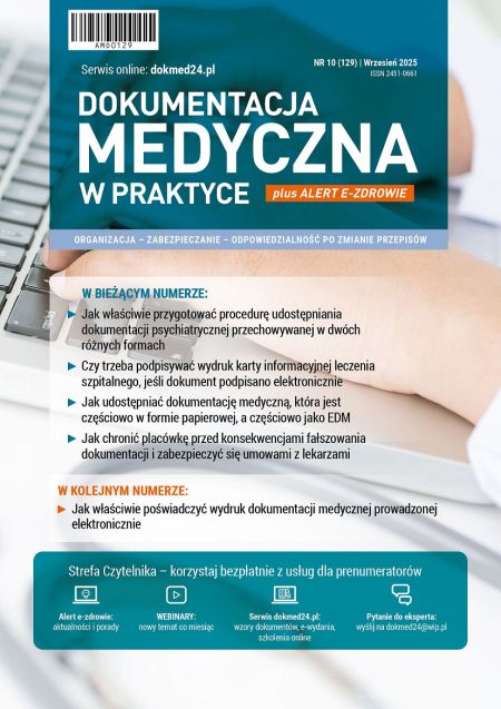 Okładka dokumentacja medyczna