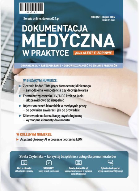 Okładka dokumentacja medyczna