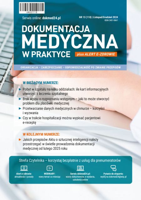 Okładka dokumentacja medyczna